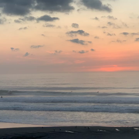 8月5日千葉北、東浪見の朝の波の画像