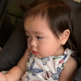 ニコってしてくれる次女さんの画像