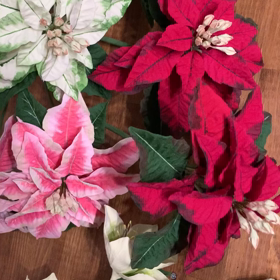 オーダー品　〜ポインセチアアレンジ〜の画像