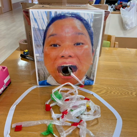 スパゲッティ早喰わせゲームの画像