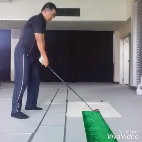 3ウッドの素振りだけの画像