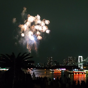 冬の花火の画像