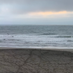 9月8日千葉北、東浪見の朝の波の画像