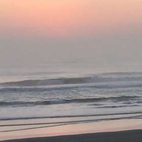 11月29日千葉北、東浪見の朝の波の画像