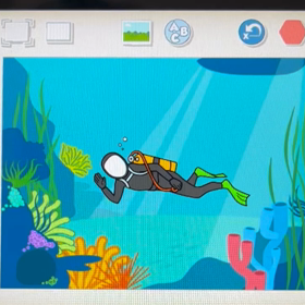 Scratchを使っての画像