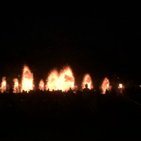 手筒花火の画像