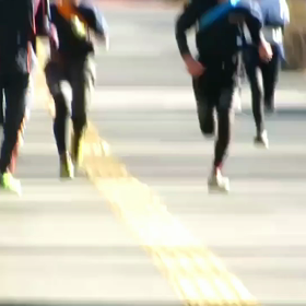 女子ロード練習ゴールの画像