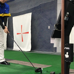 優雅で綺麗なスイングの画像