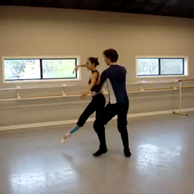 バレリーナ時代の画像