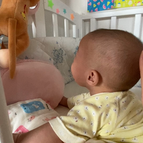 お猿さんと会話の画像