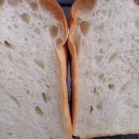 ポーリッシュ種の山食パン断面メモ用( ´-｀)の画像