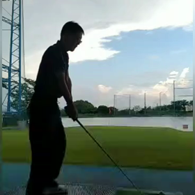 ラウンド前日練習！の画像