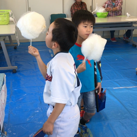 文化祭 綿菓子屋さん続きの画像