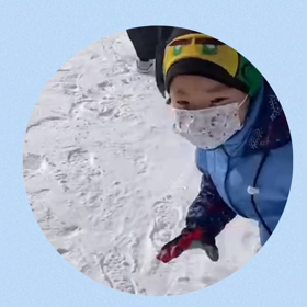 アラカン♡バツイチOL　孫くんのスノボデビューの画像