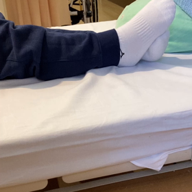 足あげ練習の画像