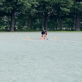 女子リレー練習⑫の画像