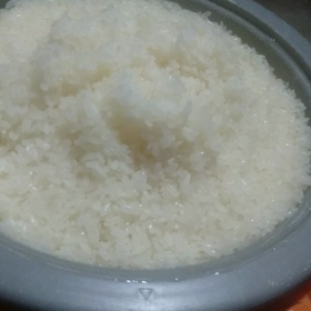 第一段の餅つきの画像