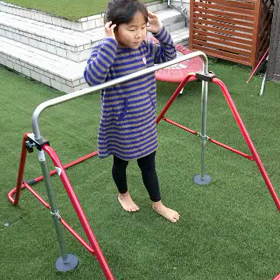 菜温、逆上がりマスター！の画像