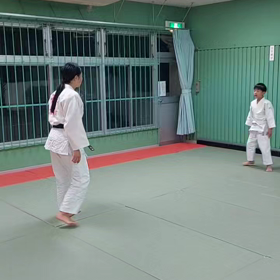 親子対決の画像