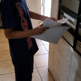 今日はポスティングを息子も一緒にしたよ。の画像