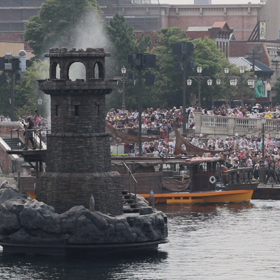 いつも山から見ていましたが、の画像