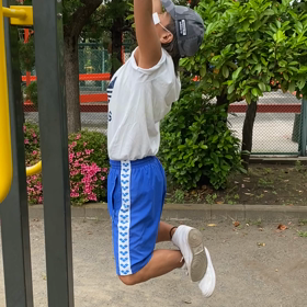 チンニング＆ウォーキングの画像