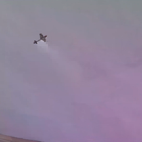 昨日のフライトの一部の画像