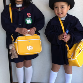 2人で園服の画像