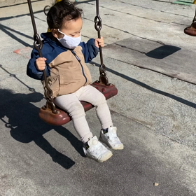 ブランコできたよ！！の画像