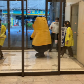 くまモン出待ち成功♡の画像