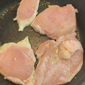 鶏胸肉を焼いてみた( ᐛ )وの画像