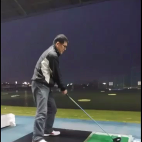 ラウンド前日練習の画像