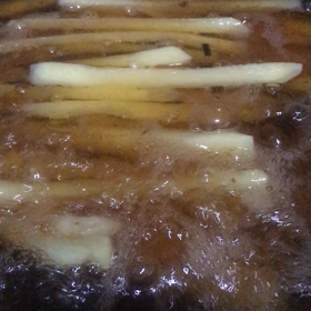 フライドポテトの画像