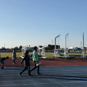 越谷カップ100m男子アップ⑪の画像