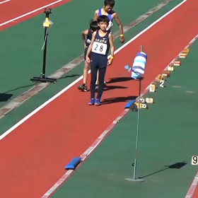 男子走り幅跳び予選⑥の画像