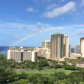ハワイ旅行2018.9 虹の画像