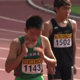 木住野幸大くん ３本目の跳躍(自己ベスト更新)の画像