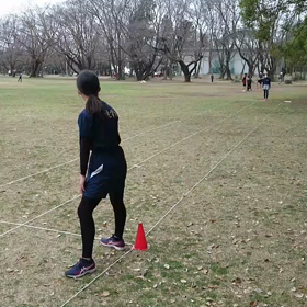 女子Bチーム リレー練習②の画像
