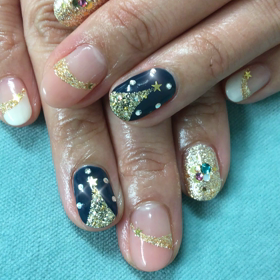 X’mas ネイルの画像