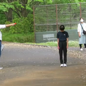 リレー選考会(女子)スタート付近③の画像