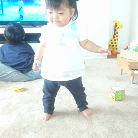 初めてのあんよの画像