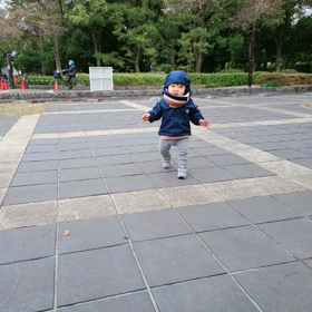 歩き始めの画像
