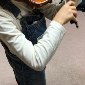 弓が真っ直ぐに動くと…♪の画像