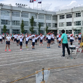 華、運動会、最後の体操の画像