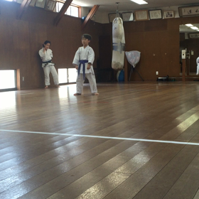 気合い充分の画像