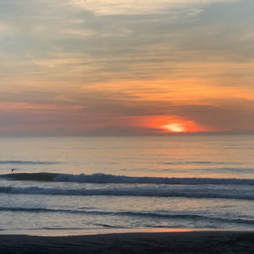 8月6日千葉北、東浪見の朝の波の画像