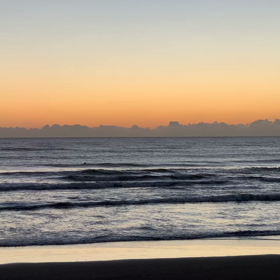 11月11日千葉北、東浪見の朝の波の画像