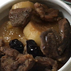 スネ肉で韓国料理の画像