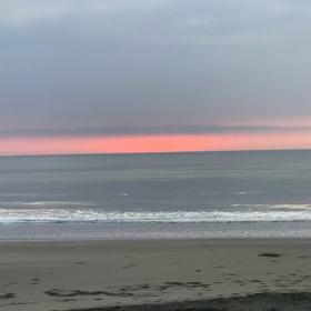 8月30日千葉北、東浪見の朝の波の画像