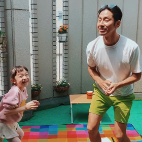 パパ娘の運動タイム！の画像